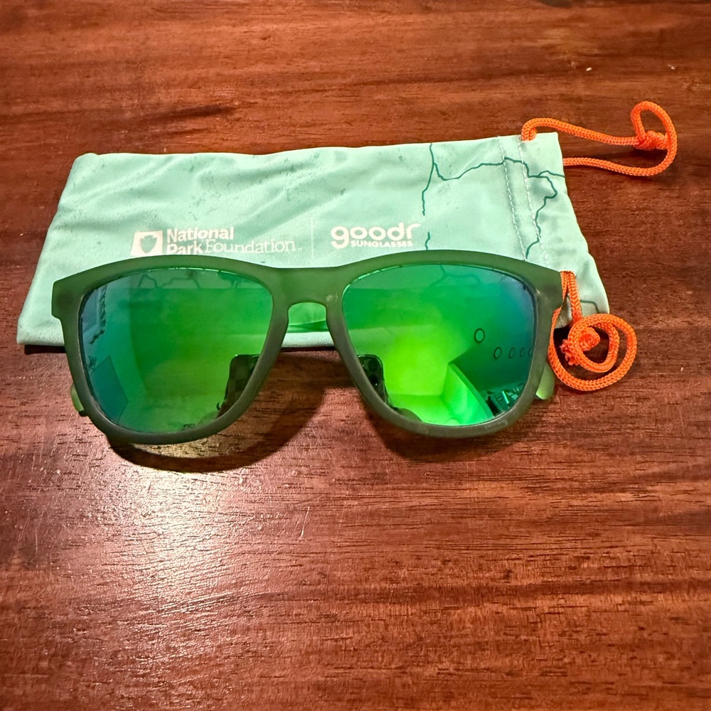 Green Polarized Goodr Sunglasses